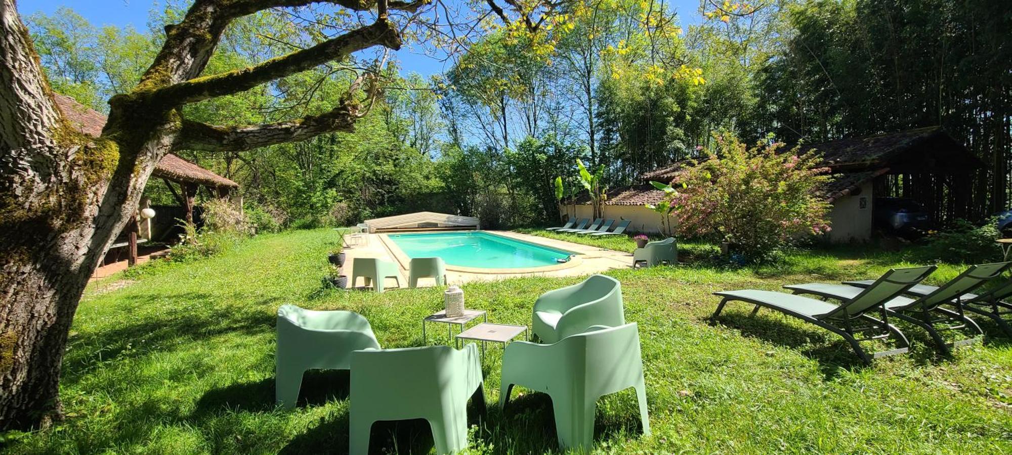 Le Manoir Du Moulin De Madame Bed & Breakfast Villeneuve-sur-Lot Dış mekan fotoğraf